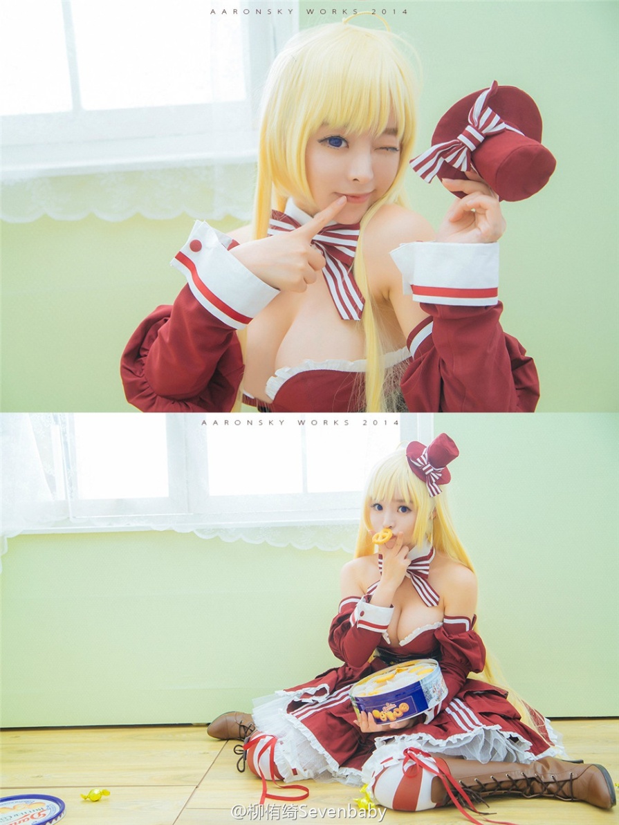90后coser柳侑绮sevenbaby cosplay卡通美女巨乳诱惑写真(第33页)
