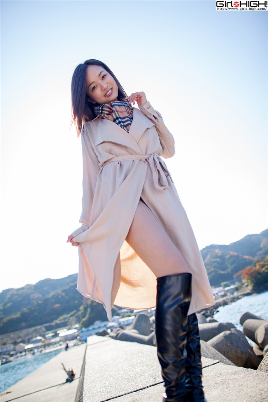 [Girlz-High] 日本美女山中真由美户外长靴情趣内衣装写真(第6页)