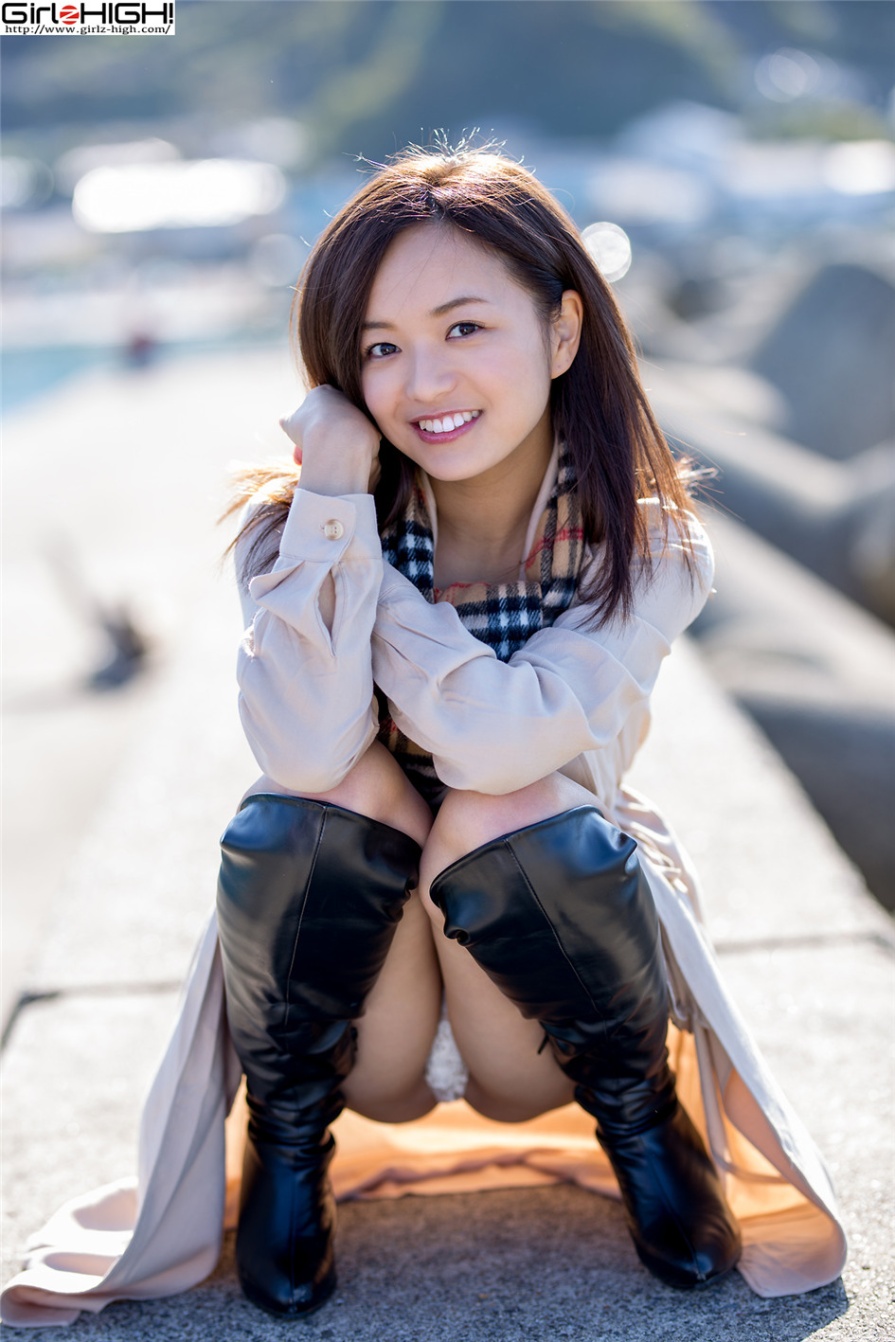 [Girlz-High] 日本美女山中真由美户外长靴情趣内衣装写真(第9页)
