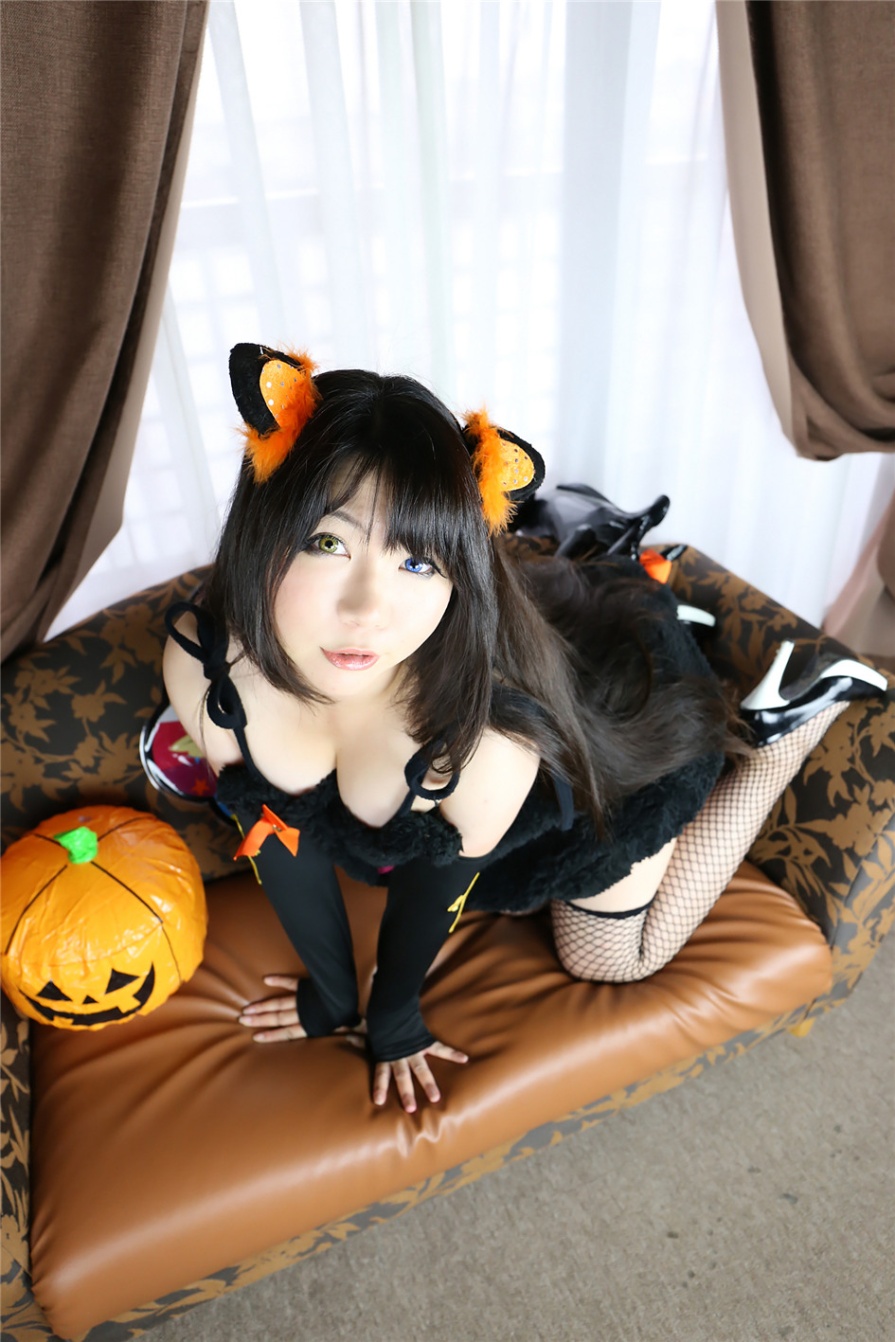 [Allgravure] 肉肉小猫咪cosplay网袜丰满少女大尺度写真摄影照片(第13页)