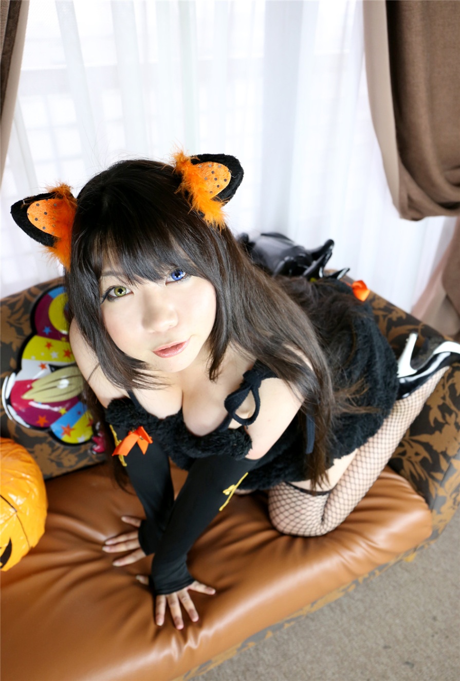 [Allgravure] 肉肉小猫咪cosplay网袜丰满少女大尺度写真摄影照片(第15页)