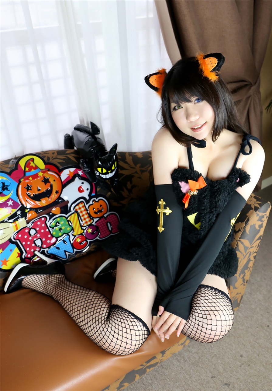 [Allgravure] 肉肉小猫咪cosplay网袜丰满少女大尺度写真摄影照片(第27页)