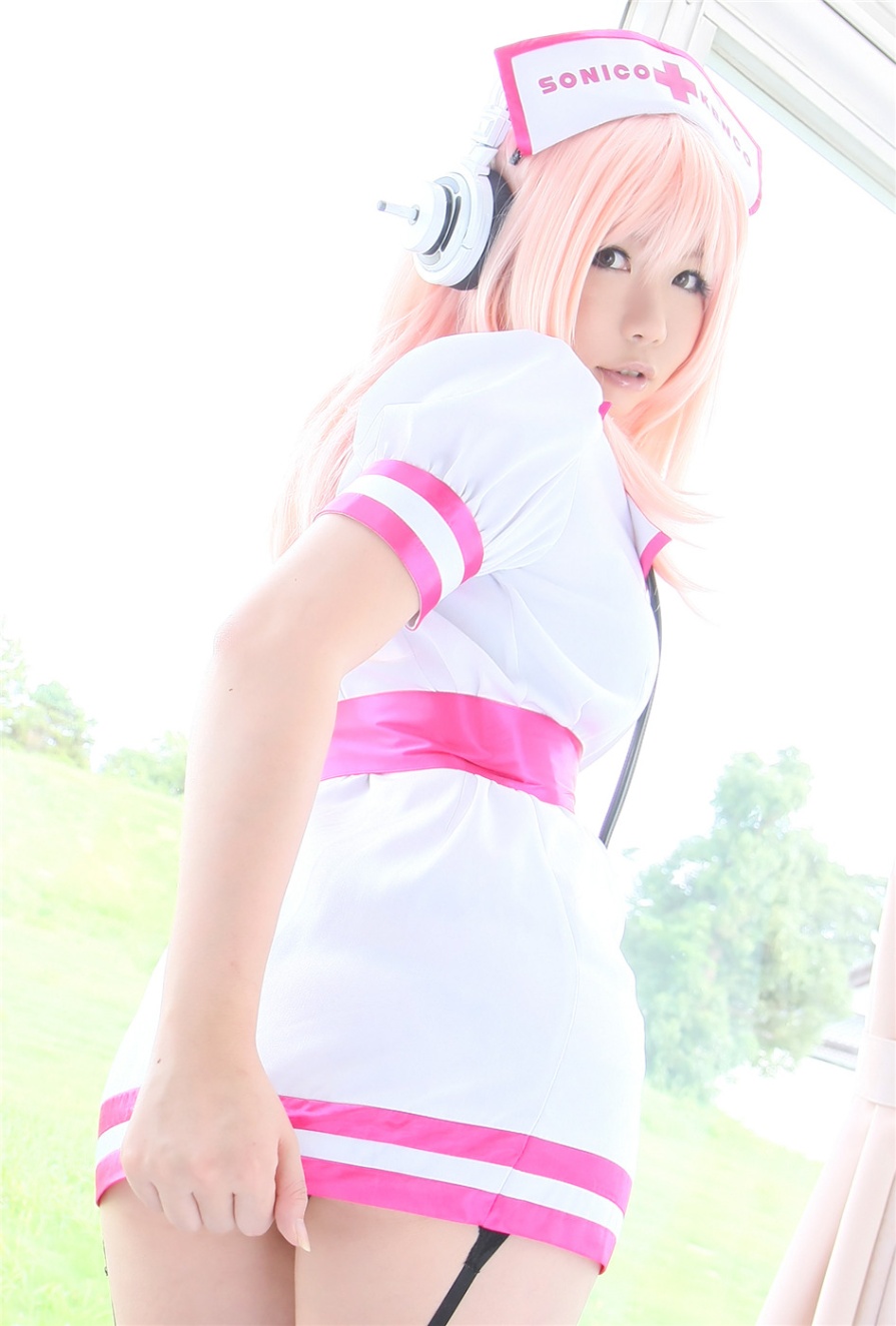 [Allgravure] 可爱日本少女cosplay护士雅蠛蝶打针黑丝大尺度写真图片(第20页)