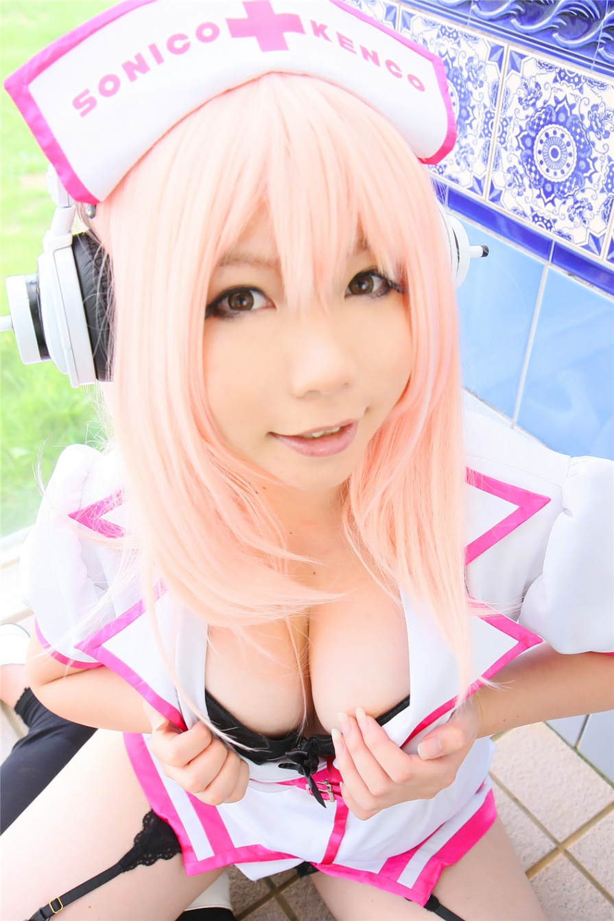 [Allgravure] 可爱日本少女cosplay护士雅蠛蝶打针黑丝大尺度写真图片(第42页)