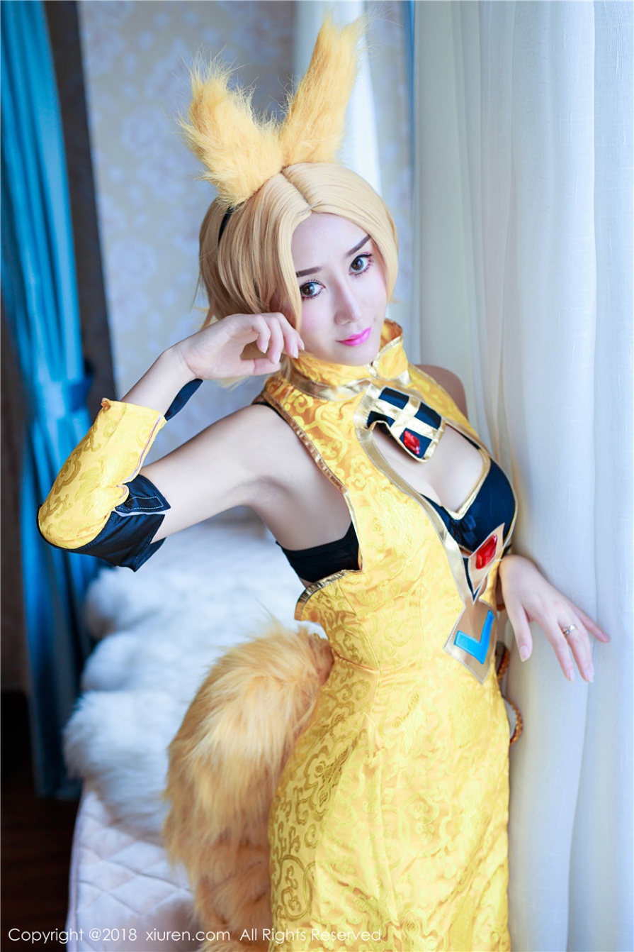 [秀人网] 极品爆乳美女邹晶晶女王cosplay性感写真图片(第6页)