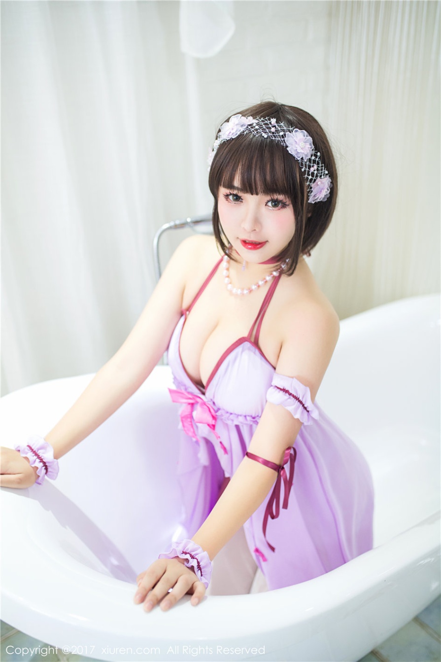 [秀人网] cosplay性感爆乳美女纳砂-nasa床上魅惑写真图片(第44页)