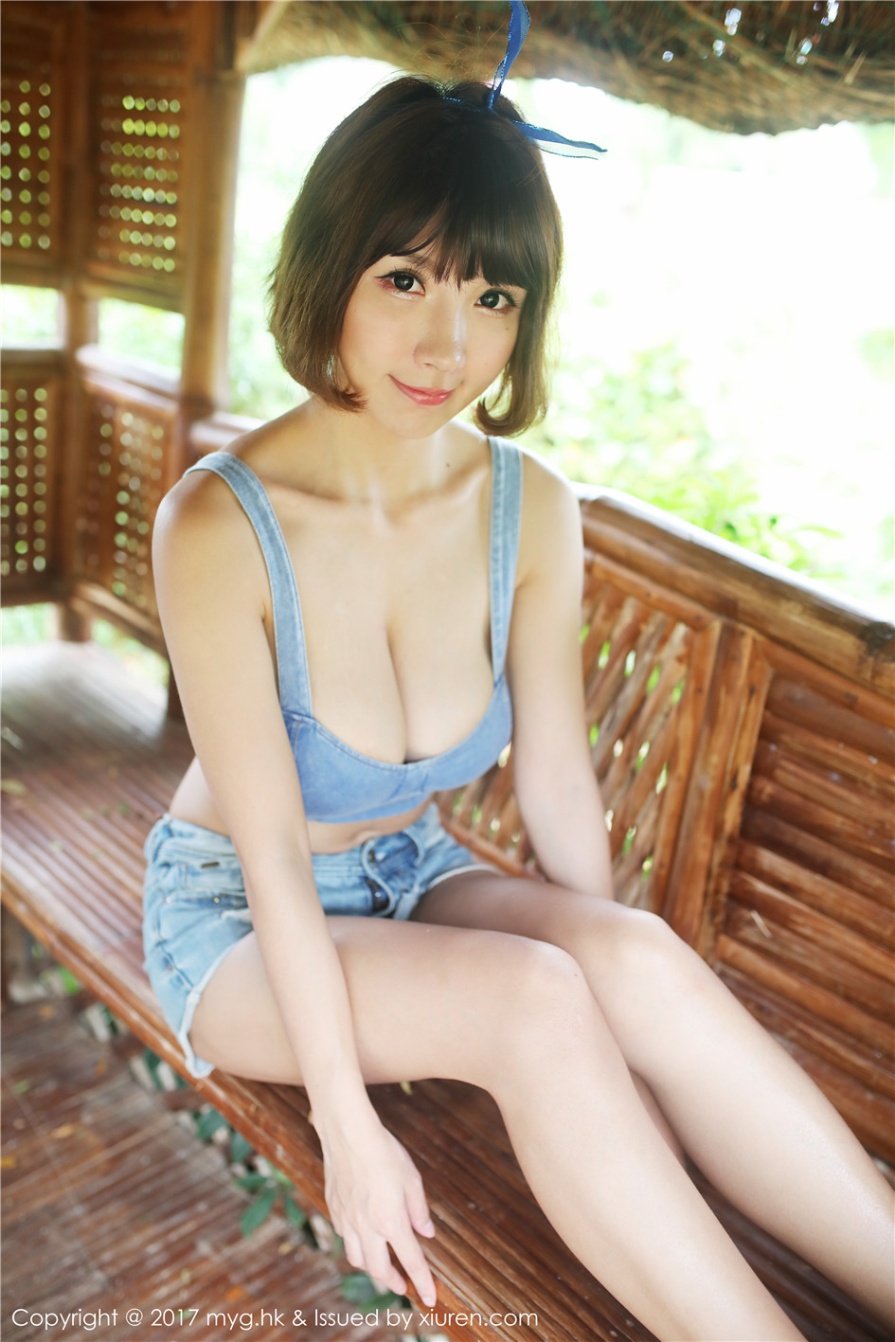 [美媛馆] 大胸美臀嫩模美女晓茜sunny性感牛仔热裤高清写真(第32页)