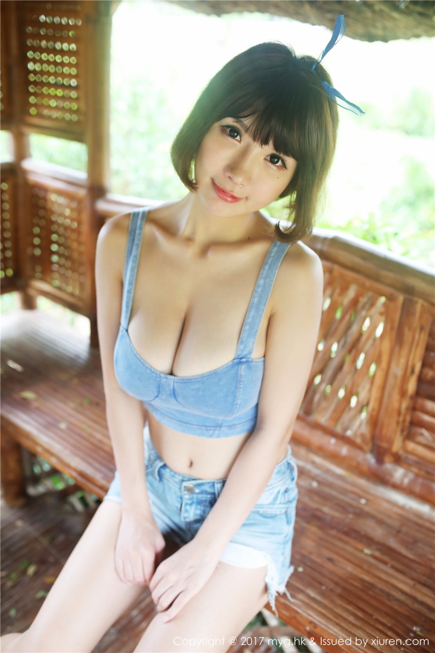 [美媛馆] 大胸美臀嫩模美女晓茜sunny性感牛仔热裤高清写真(第34页)