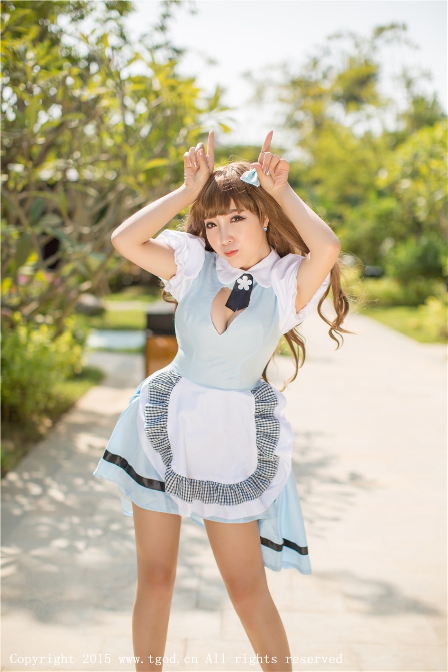 [推女神]美臀女神黄歆苑chobits性感巨乳女仆装三亚旅拍高清图片(第32页)