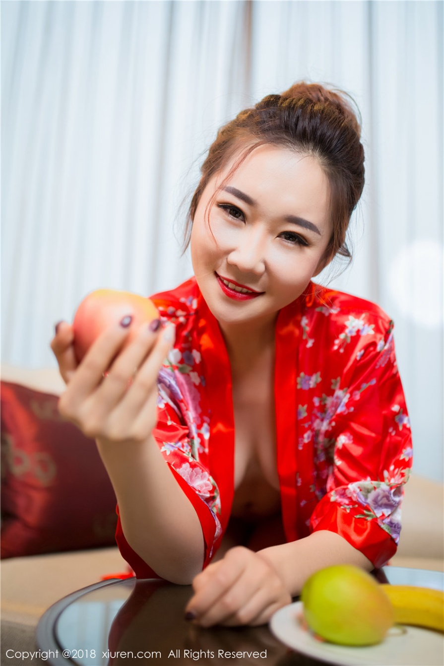 90后美女棉花糖candy红色情趣睡衣迷人美乳诱惑私拍(第27页)