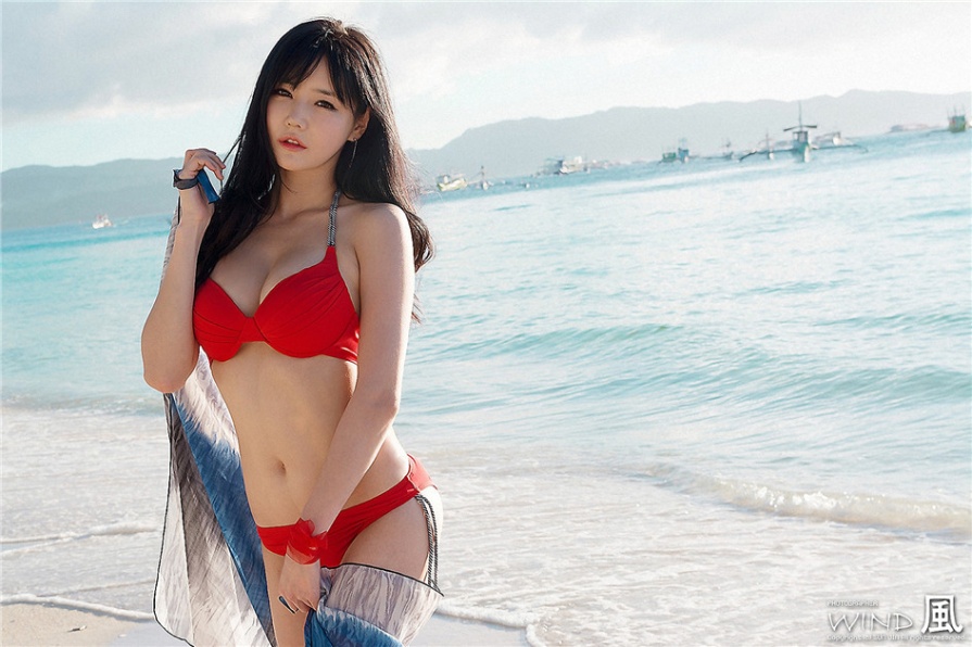 韩国极品身材美女韩佳恩海边性感泳衣写真(第38页)