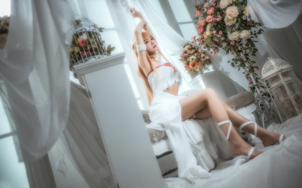 极品清秀美女cosplay刀剑神域亚丝娜写真(第5页)