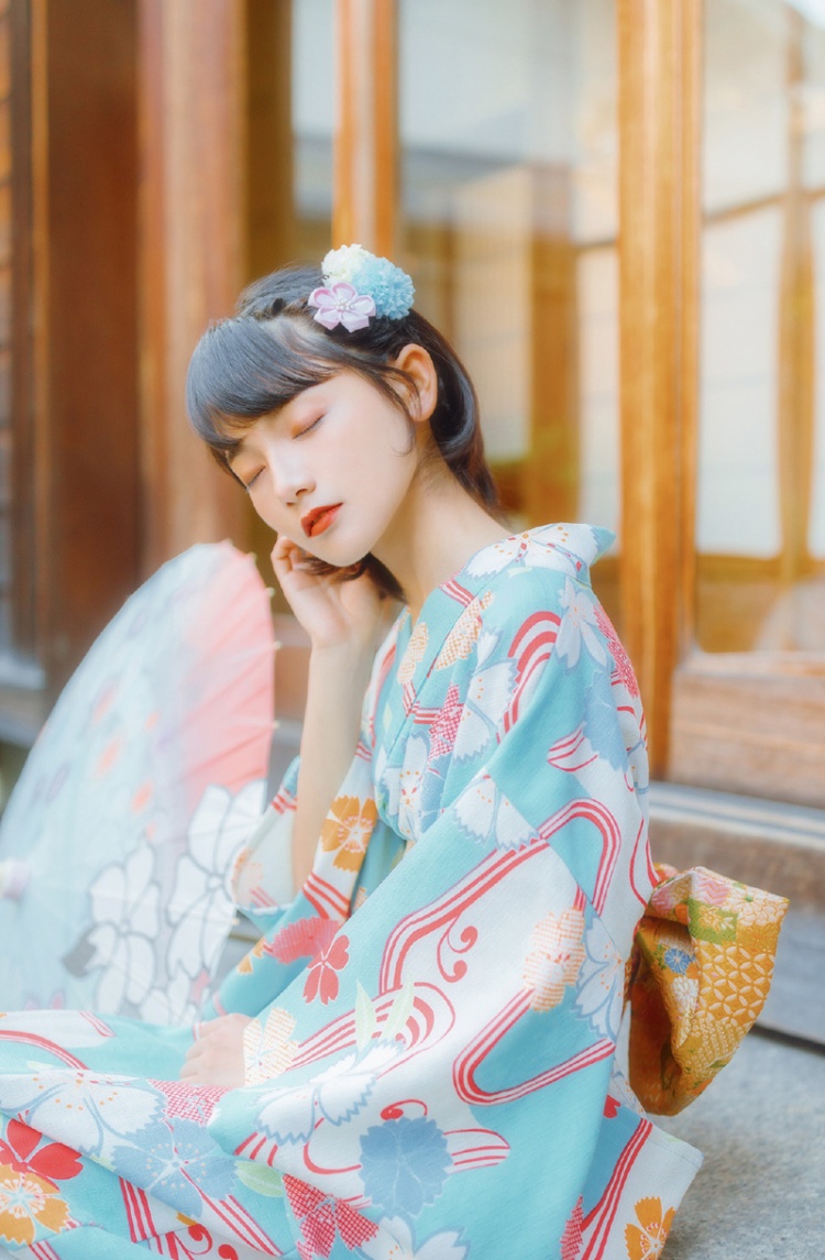 童颜美女室外和服意境美照片(第5页)