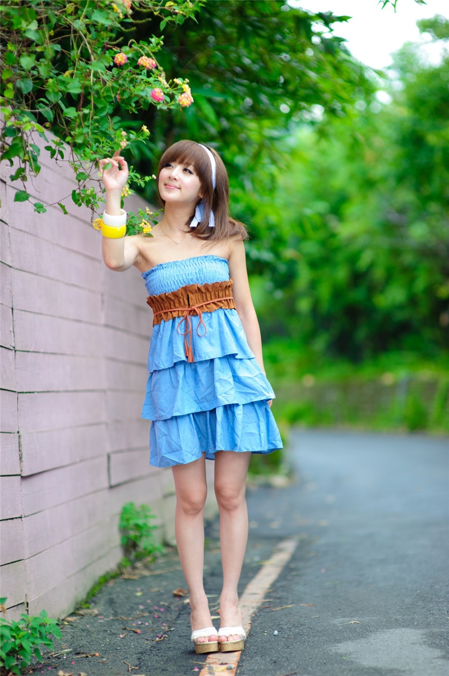 台湾美女果子MM张凯洁户外清纯写真(第29页)