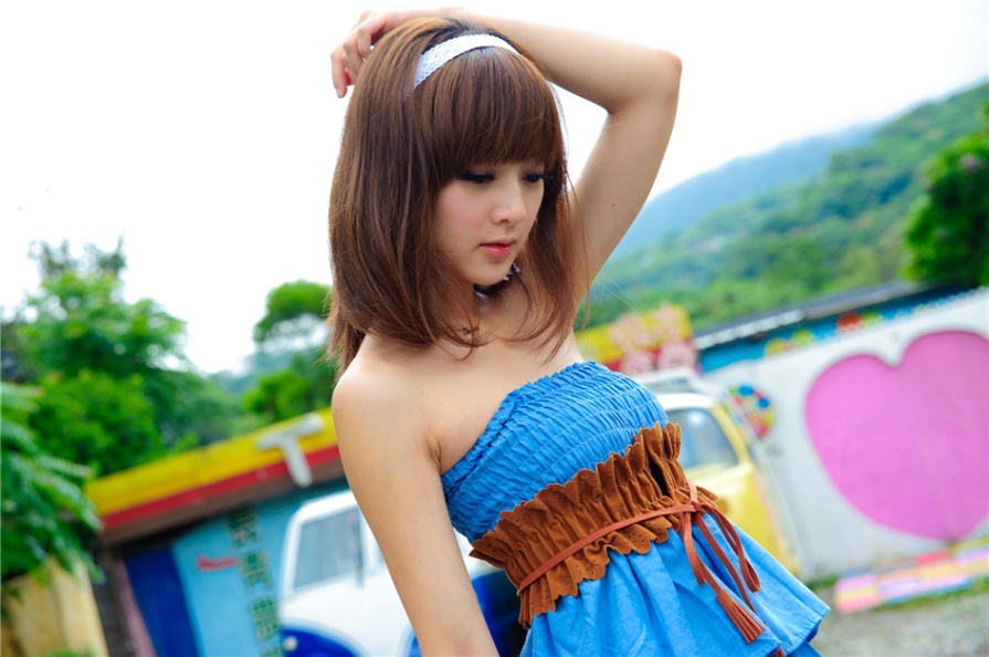台湾美女果子MM张凯洁户外清纯写真(第30页)