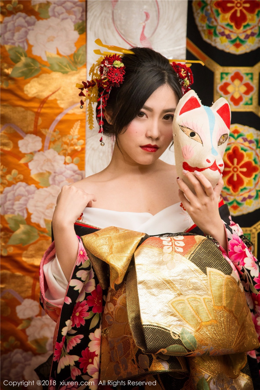 清纯美女许诺Sabrina日本和服街拍照片(第22页)