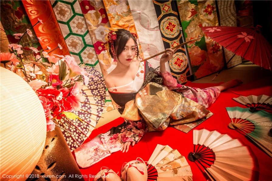 清纯美女许诺Sabrina日本和服街拍照片(第24页)