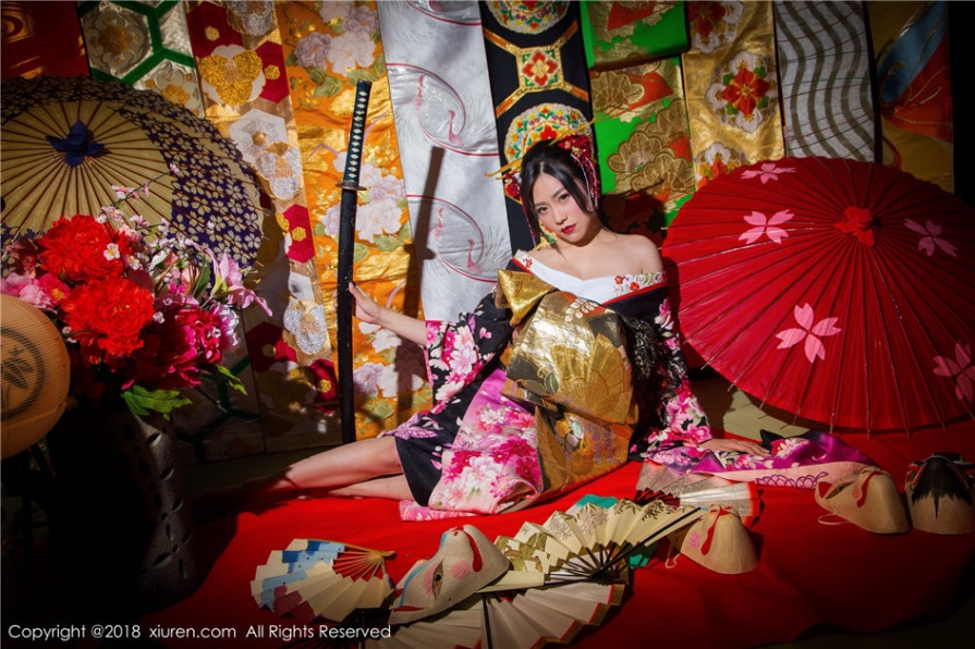 清纯美女许诺Sabrina日本和服街拍照片(第28页)