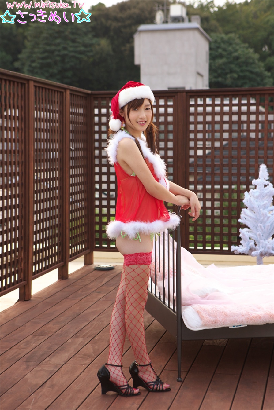 日本美女圣诞情趣制服网袜诱惑写真(第2页)