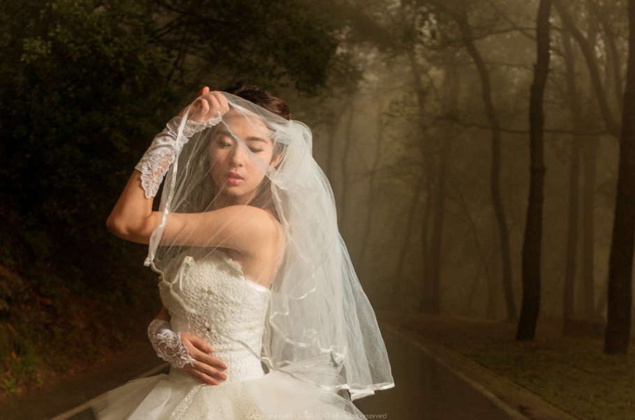 气质美女森林个人婚纱照写真照片(第12页)