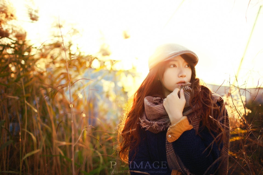 唯美夕阳下的清纯美女图片(第8页)