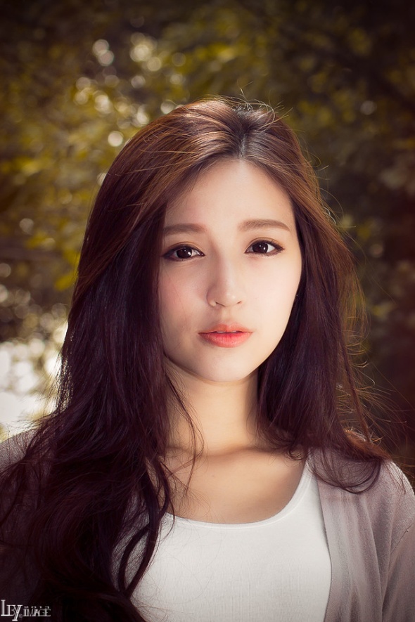 清纯美女户外橙色短裙唯美写真照片(第8页)