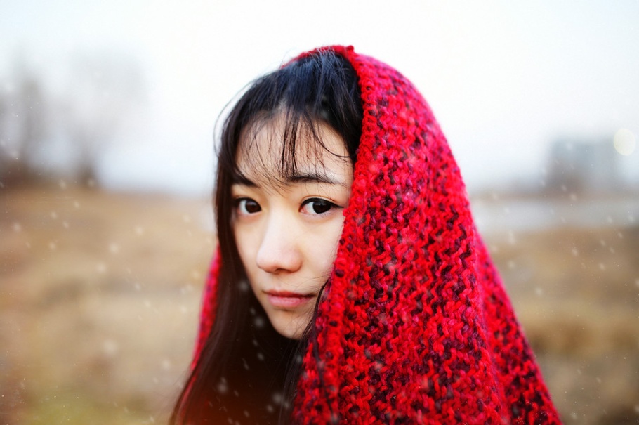 嫩模美女冬季户外写真照片(第9页)