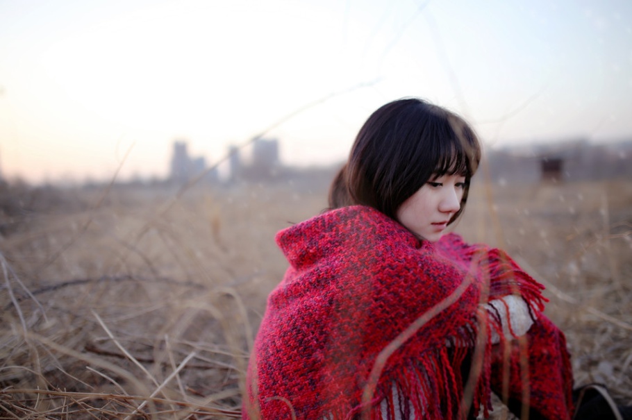 嫩模美女冬季户外写真照片(第12页)