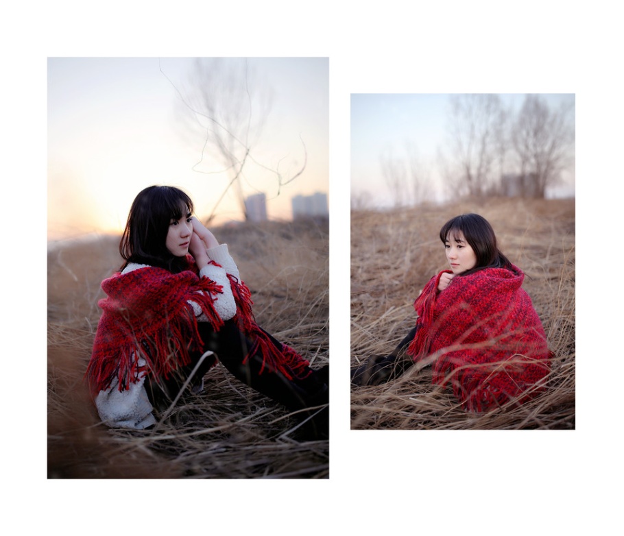 嫩模美女冬季户外写真照片(第13页)
