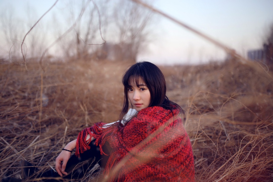 嫩模美女冬季户外写真照片(第16页)