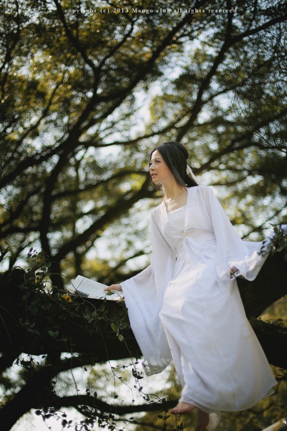 古装清纯美女桃花园唯美写真照片(第8页)