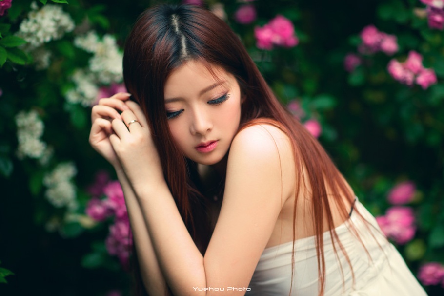 童颜美女蔷薇花园唯美写真照片(第14页)