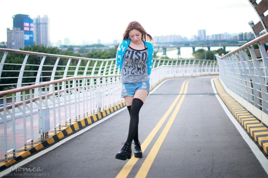台湾清纯美女小橘户外写真照片(第8页)
