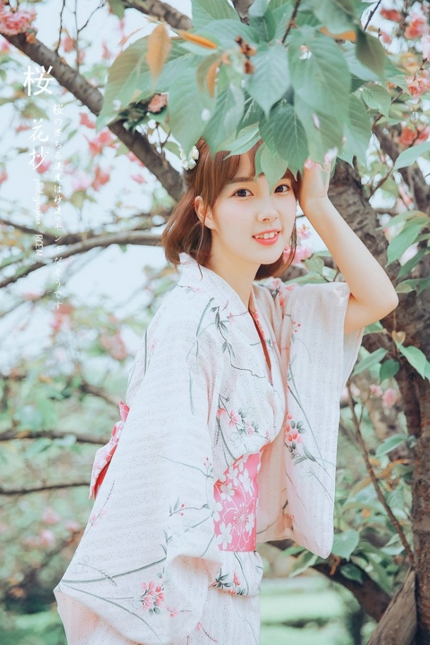 日本和服清纯粉嫩美女樱花之恋写真图片(第7页)