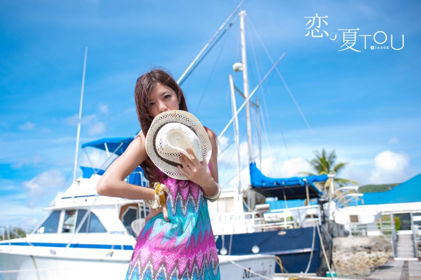 唯美夕阳下穿沙滩裙美女海边清新写真图片(第19页)
