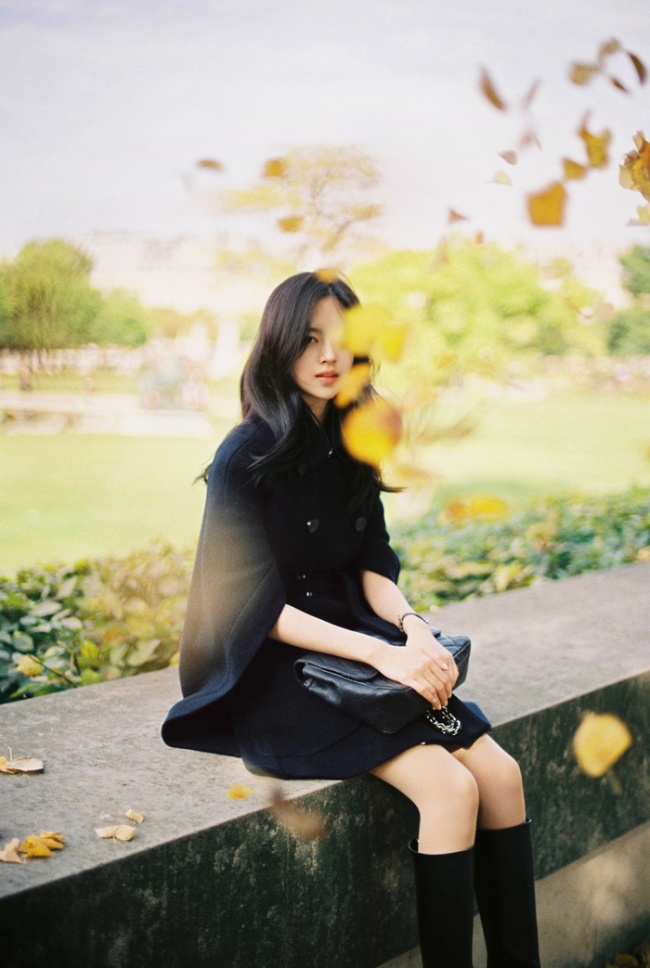 韩国美女模特尹善英校园写真图片(第7页)