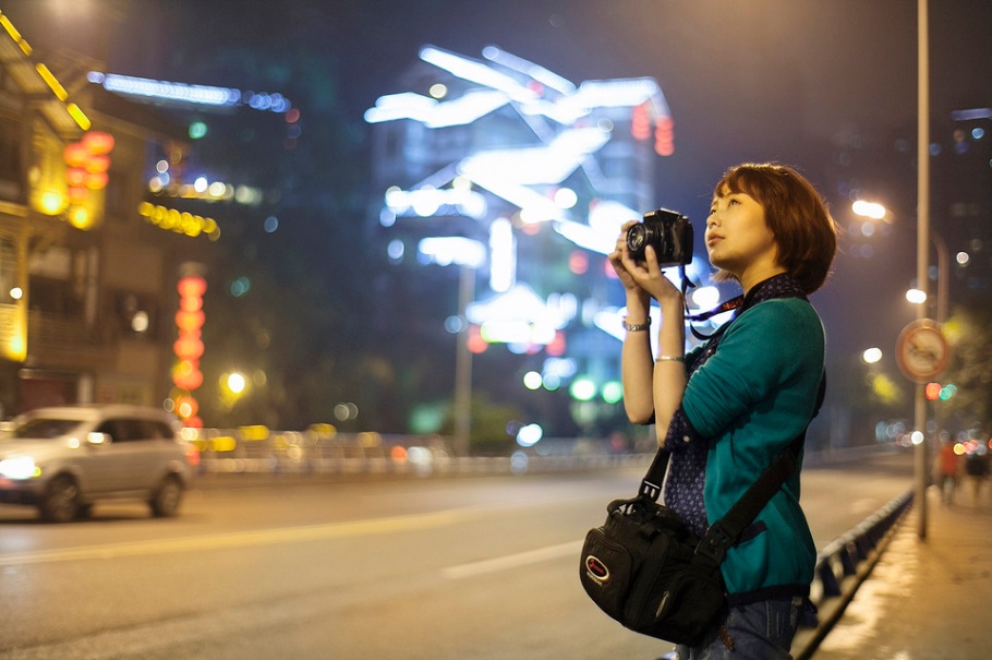 短发美女重庆洪崖洞旅拍唯美照片(第3页)