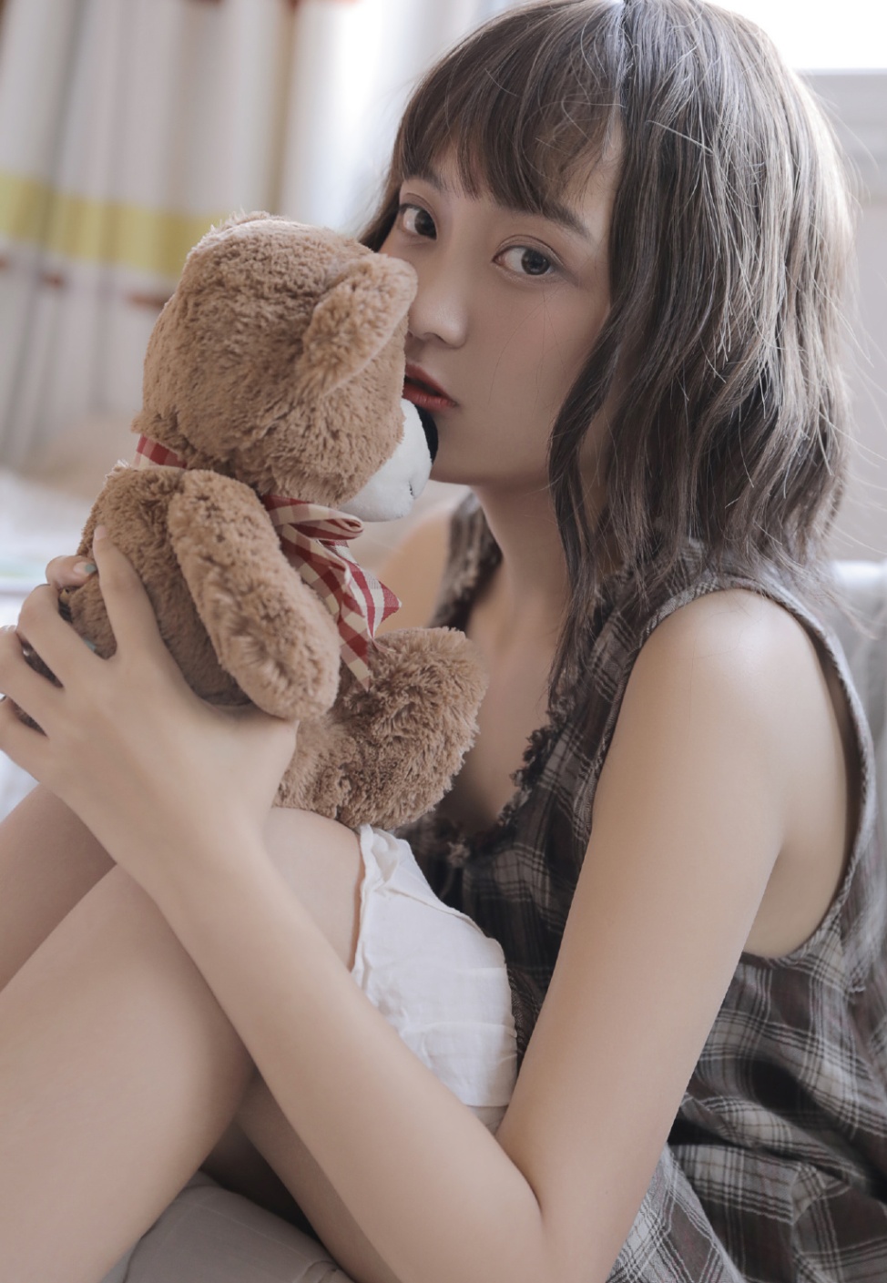 日本可爱美少女与小熊合影图片(第8页)