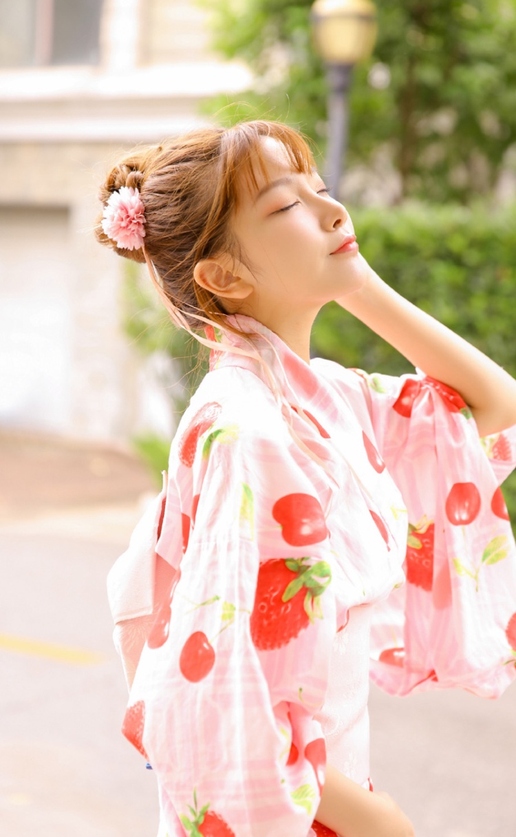 日本和服美少女户外街拍照片(第7页)