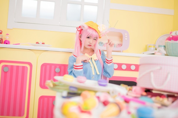 日本少女cosplay《Candy Rain》粉红写真图片(第6页)