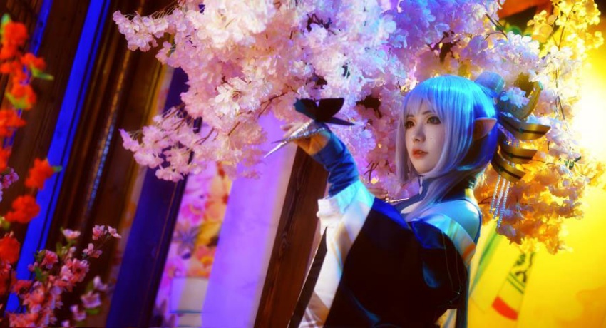 日本少女cosplay洛天依写真图片(第6页)