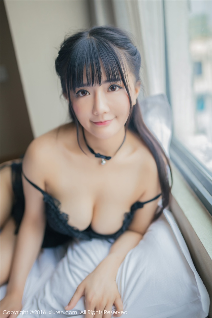 超可爱学生妹阿乖Kiddo室内女仆制服爆乳诱惑写真(第14页)