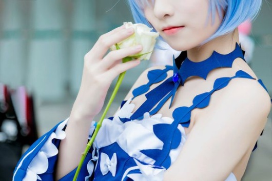 性感长腿美少女雷姆cosplay街拍图片(第5页)