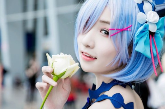 性感长腿美少女雷姆cosplay街拍图片(第8页)