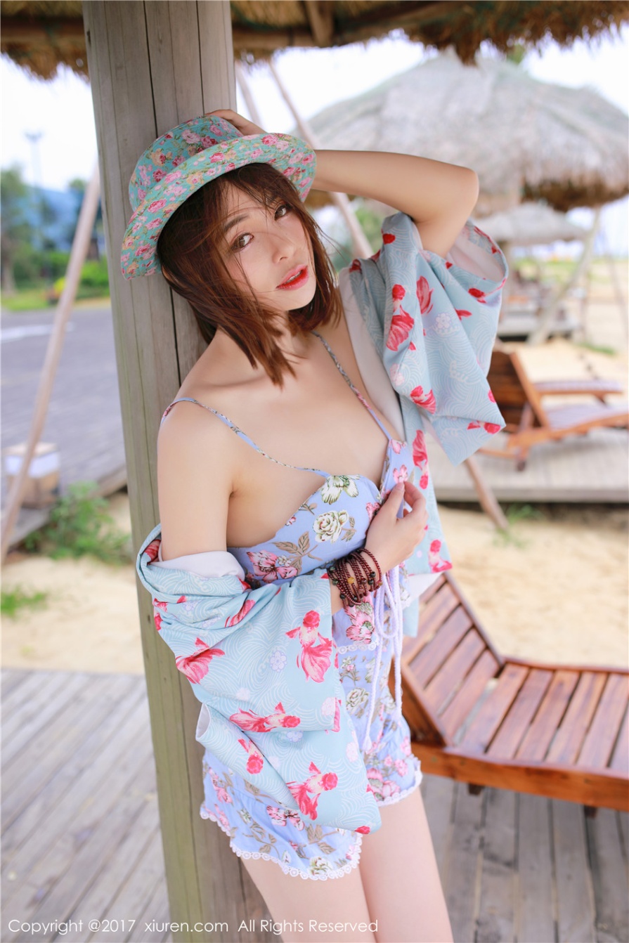 惊艳美女模特奈奈Fox沙滩性感比基尼浑圆玉乳诱惑写真图片(第9页)