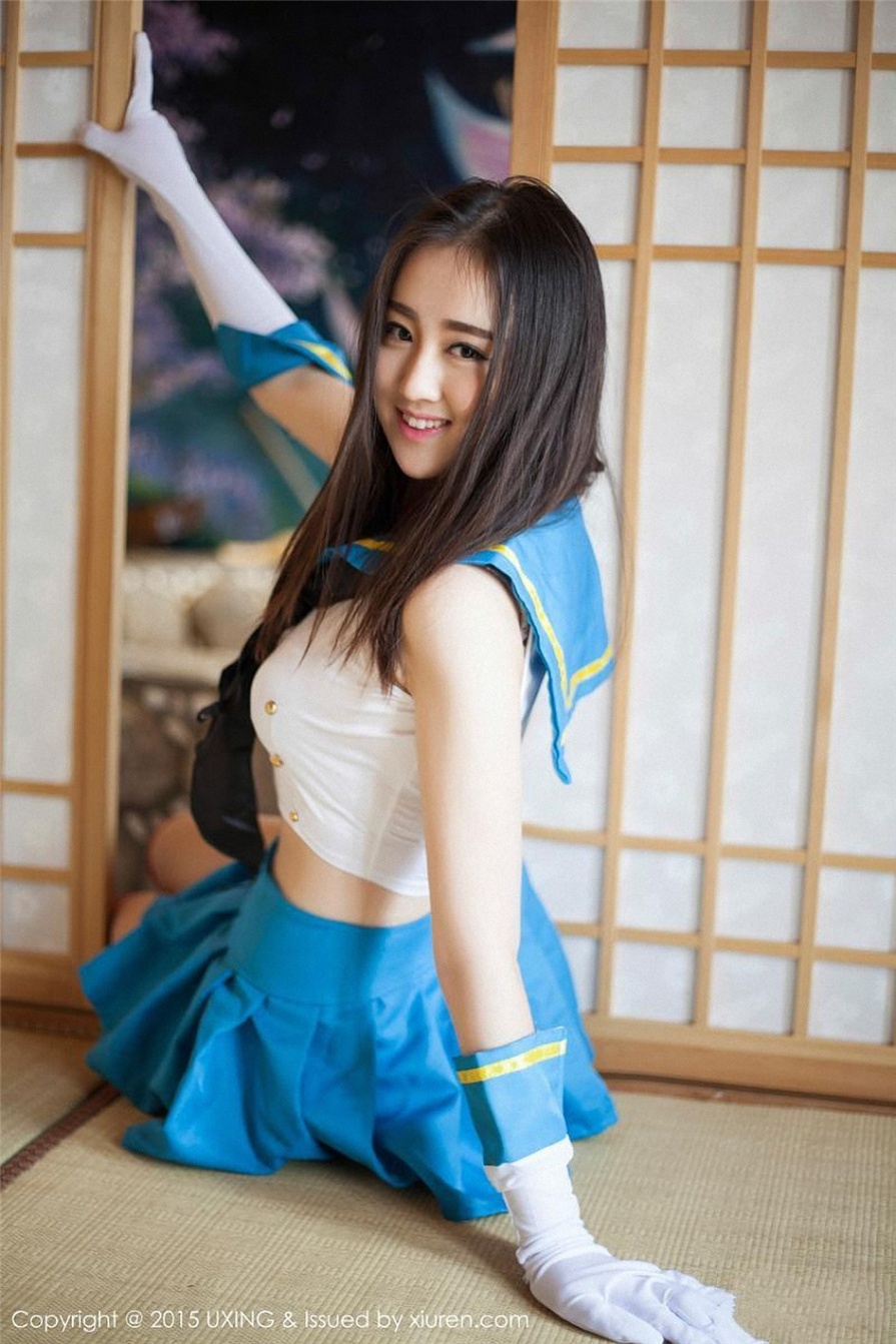 小清新美女模特王朝朝性感泳装美乳诱惑写真图片(第18页)