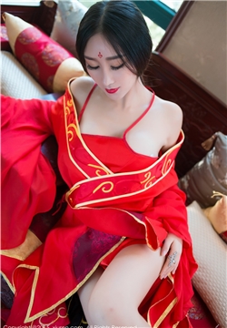 古装美女邹晶晶白皙美乳中国人体艺术写真
