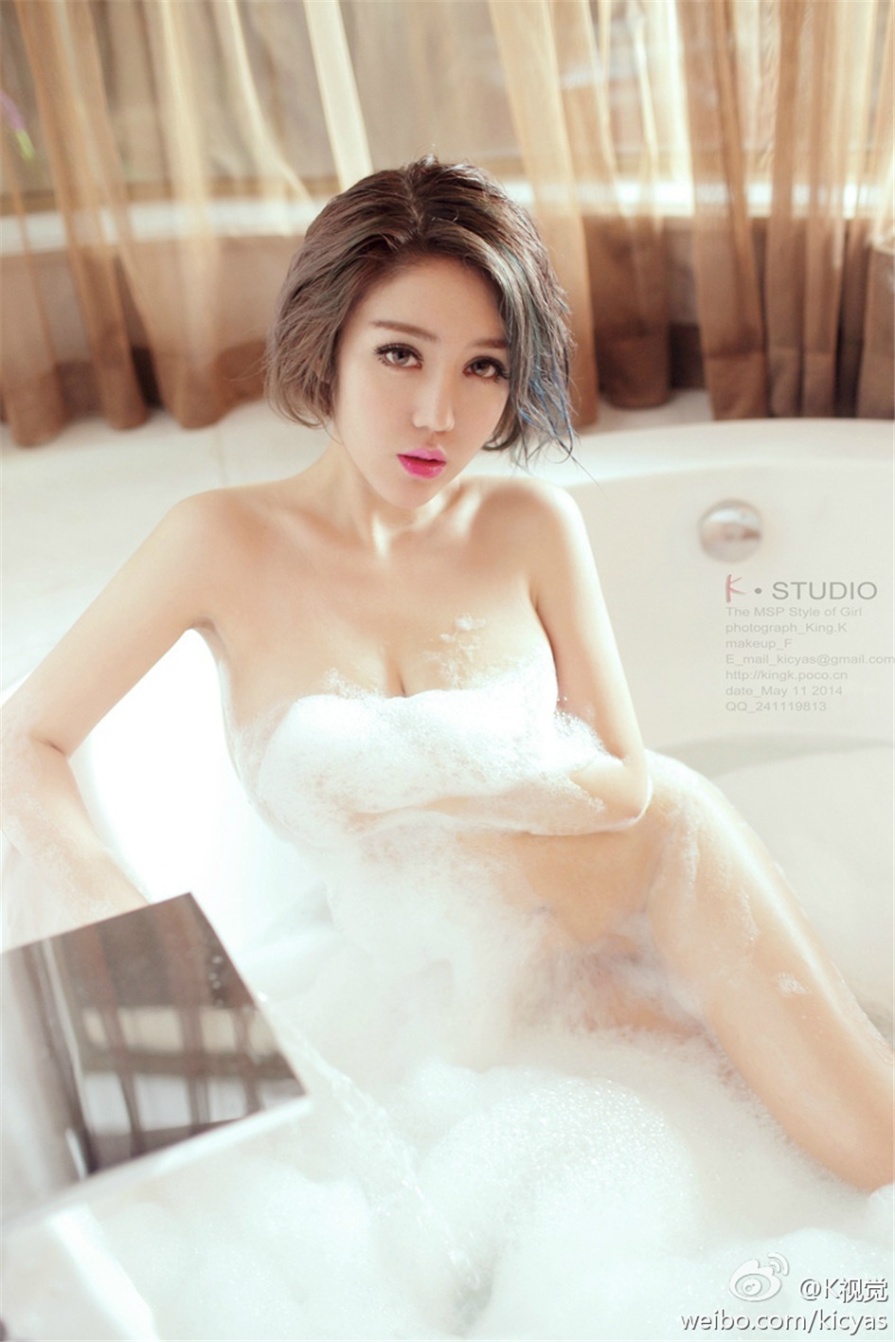 极品美女浴室透视装湿身诱惑亚洲人体艺术写真(第6页)
