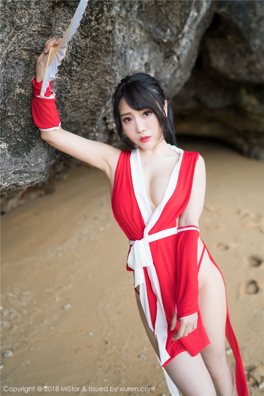 性感美女兜豆靓Youlina诱人美乳人体艺术cosplay不知火舞写真图片(第8页)