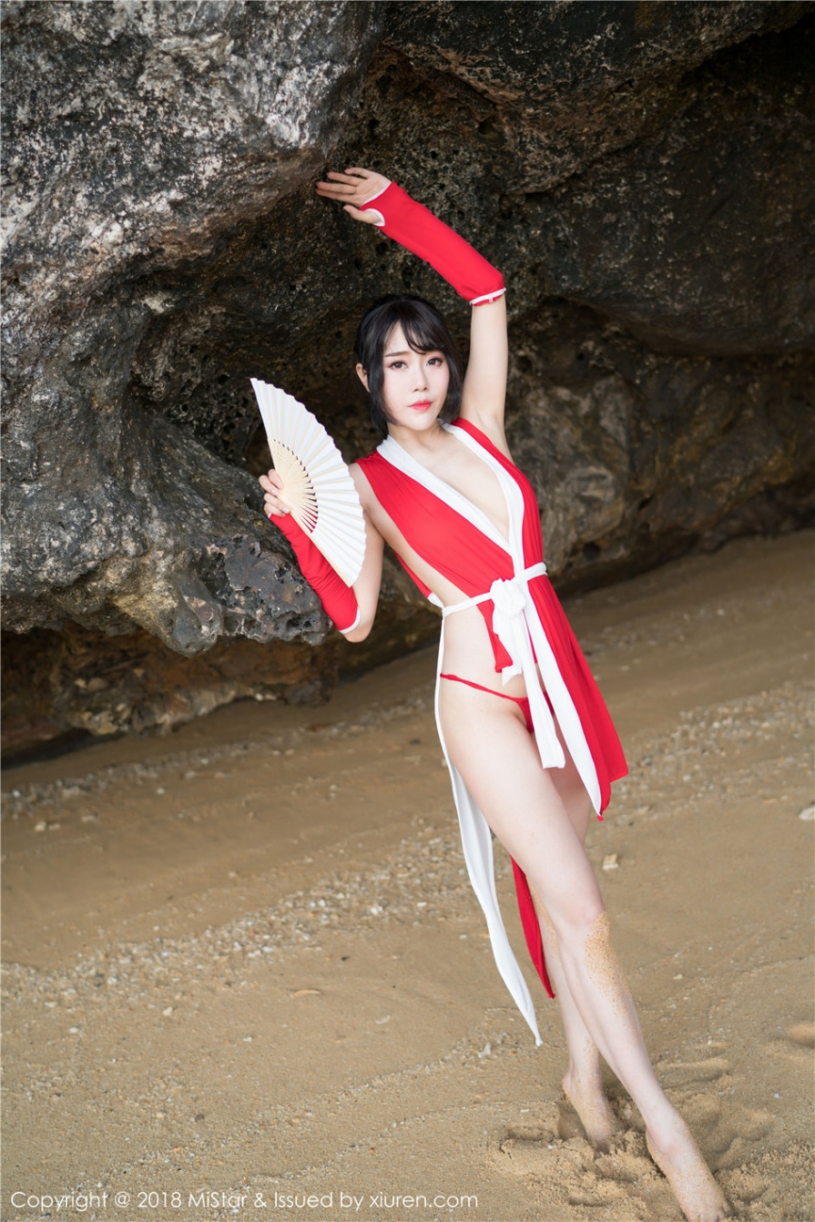 性感美女兜豆靓Youlina诱人美乳人体艺术cosplay不知火舞写真图片(第25页)